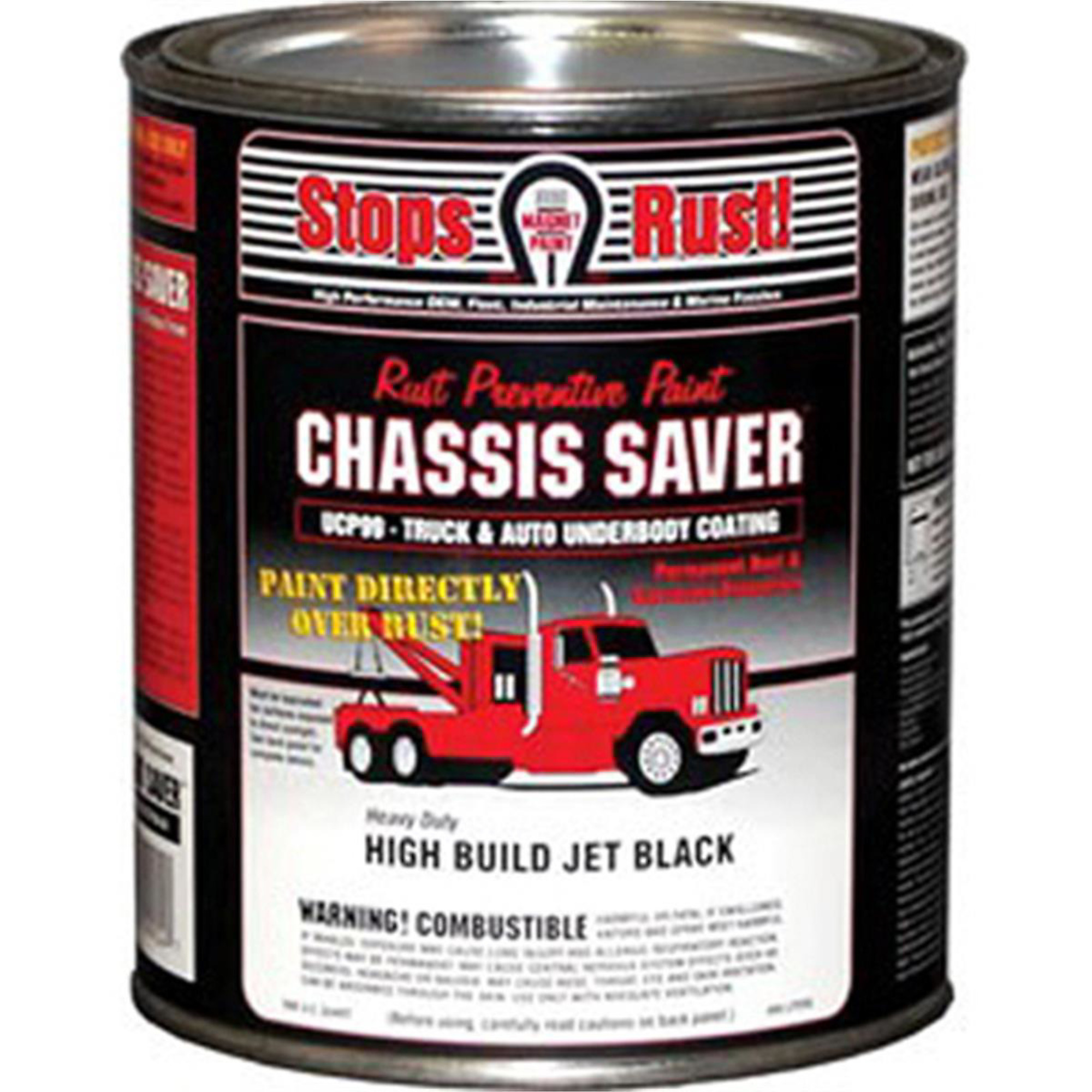 Magnet Paint & Shellac Chassis Saver — Gloss Black, VOC Compliant, Rust-Preventive, 1 Qt., Model# MPCUCP99-04